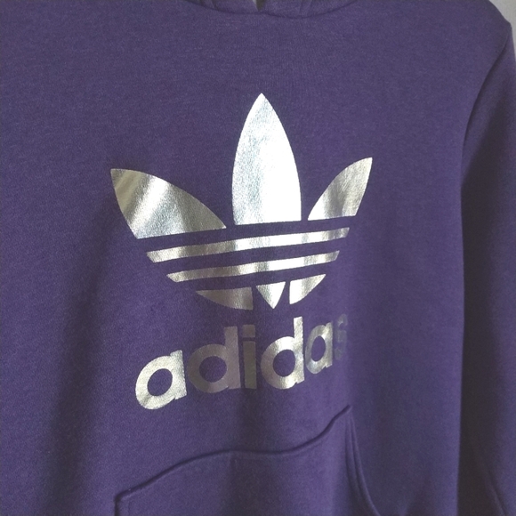【Like new】adidas hoodie size S purple color for women - Picture 2 of 8